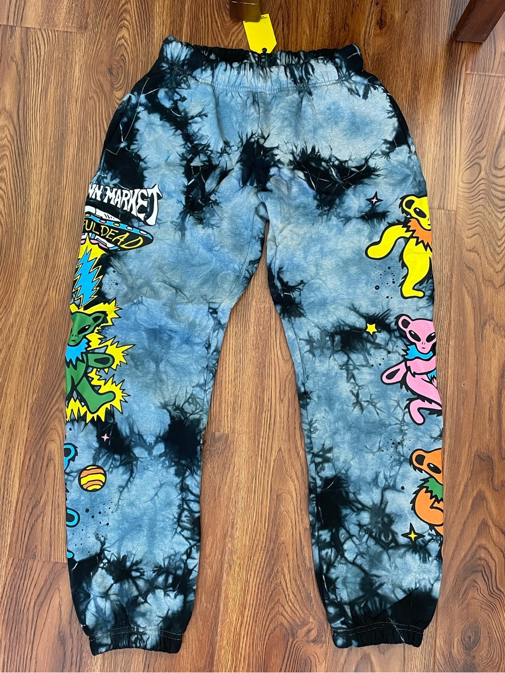 Chinatown Market x Grateful Dead Space Bears Tie Dye sweat pants dead stock